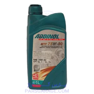 روغن دنده (واسکازین) API GL4/Gl4Plus ادینول Addinolحجم 1 لیتر 75W80