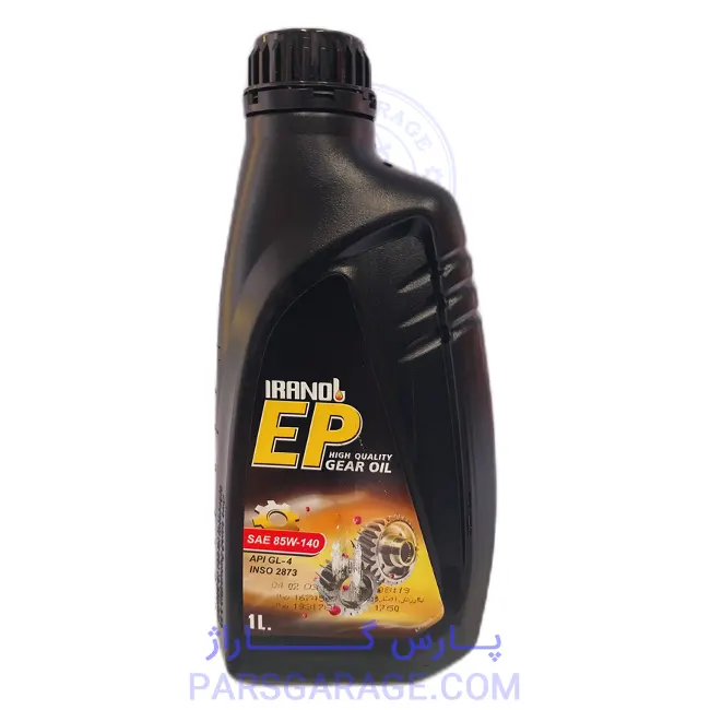 روغن دنده (واسکازین) API GL4 ایرانول Iranol حجم 1 لیتر 85W-140