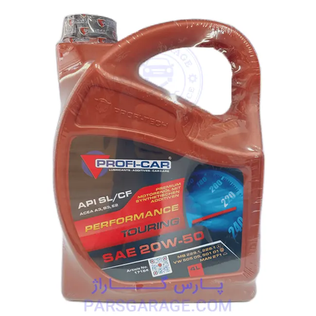 روغن موتور SL Performance Touring پروفی کار Proficar حجم 4 لیتر 20W-50